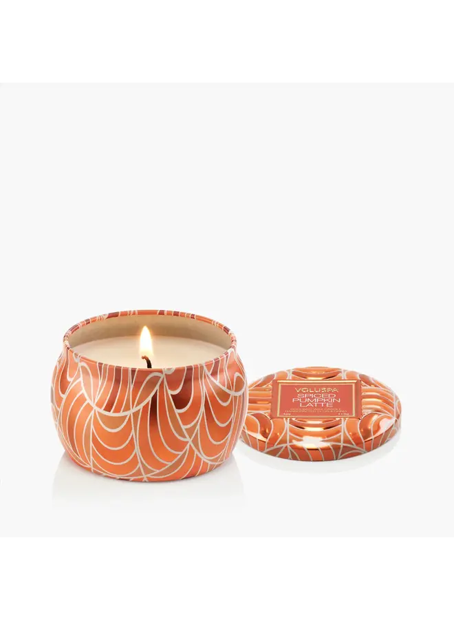 Spiced Pumpkin Latte Capsule Mini Tin Candle