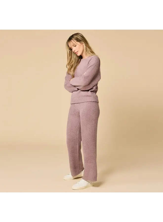 Marshmallow Reverse Seam Lounge Set -