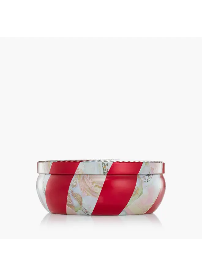 Crushed Candy Cane 3 Wick Candle Tin
