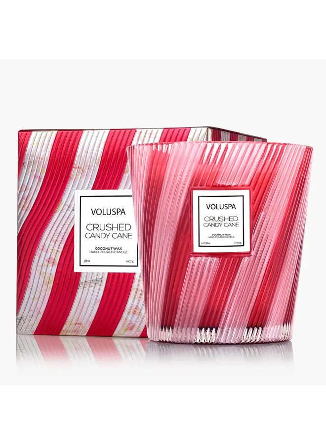 3 Wick Hearth Crushed Candy Cane