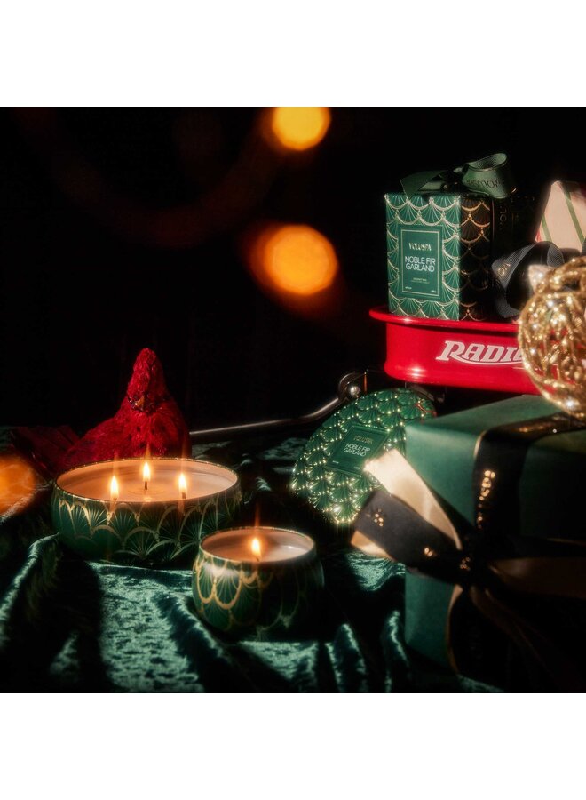 Noble Fir Garland 3 Wick Candle Tin
