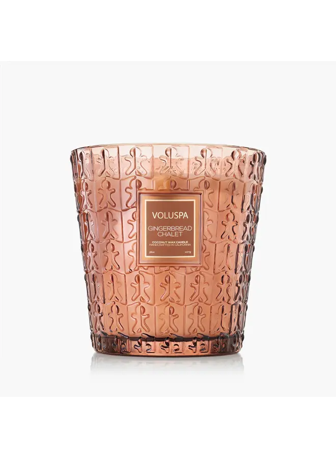 3 Wick Hearth Gingerbread Chalet