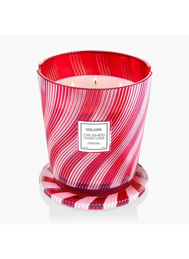 5 Wick Hearth Candle - Crushed Candy Cane