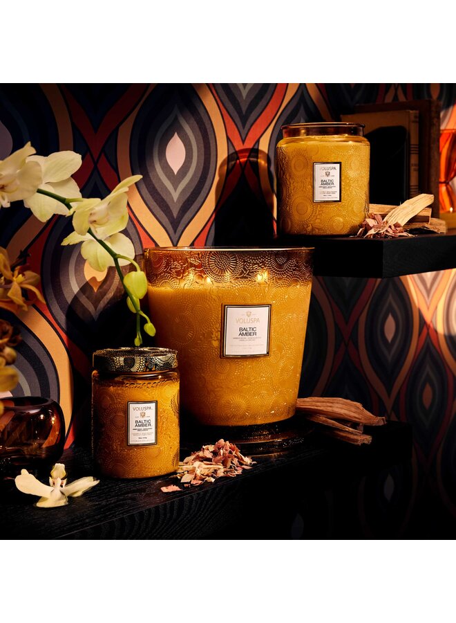 5 Wick Hearth Candle - Baltic Amber