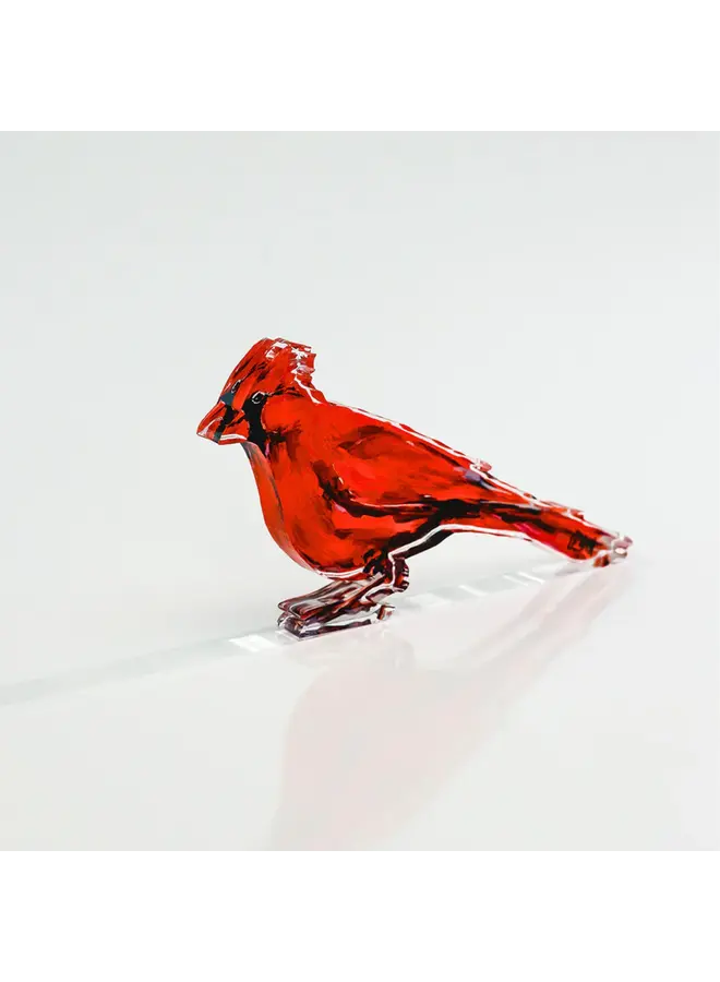 Messenger Cardinal Acrylic Block