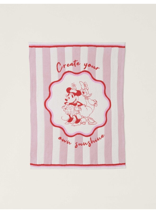 CozyChic® Disney Minnie And Daisy Stripe Blanket