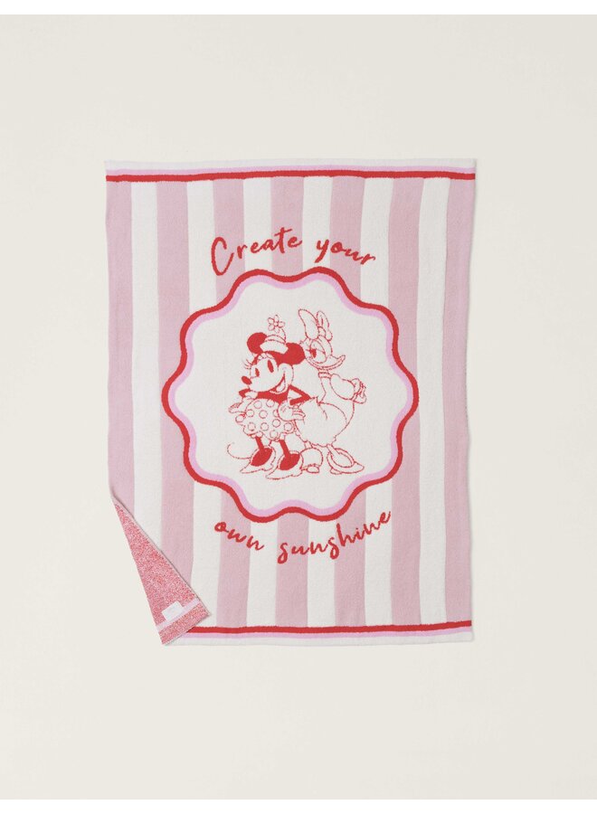 CozyChic® Disney Minnie And Daisy Stripe Blanket