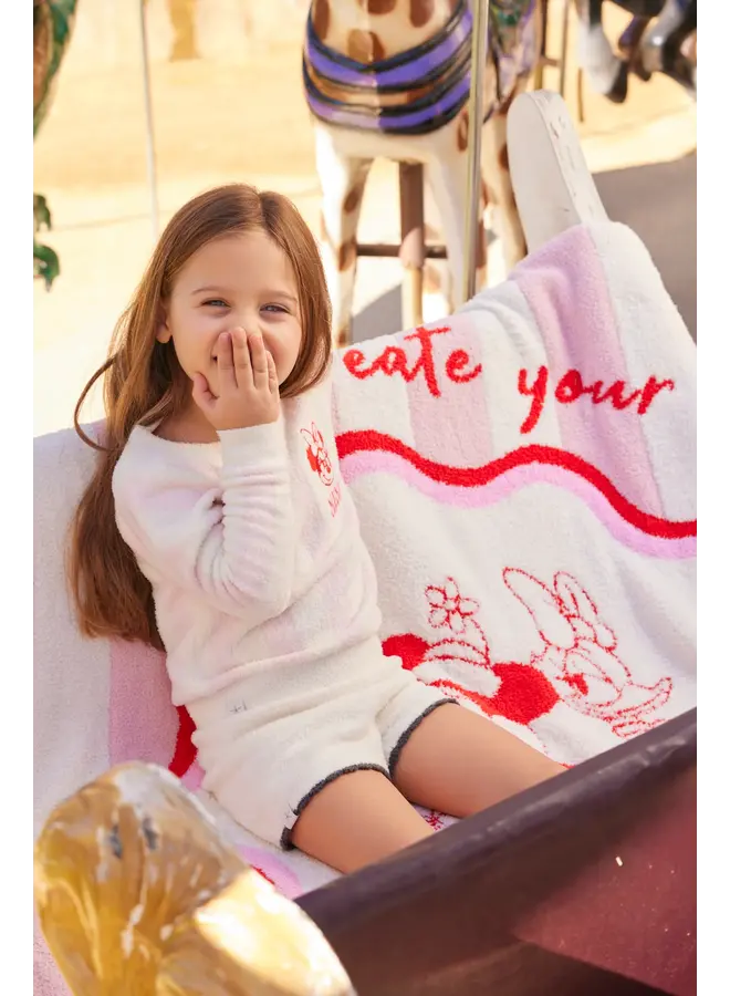 CozyChic® Disney Minnie And Daisy Stripe Blanket