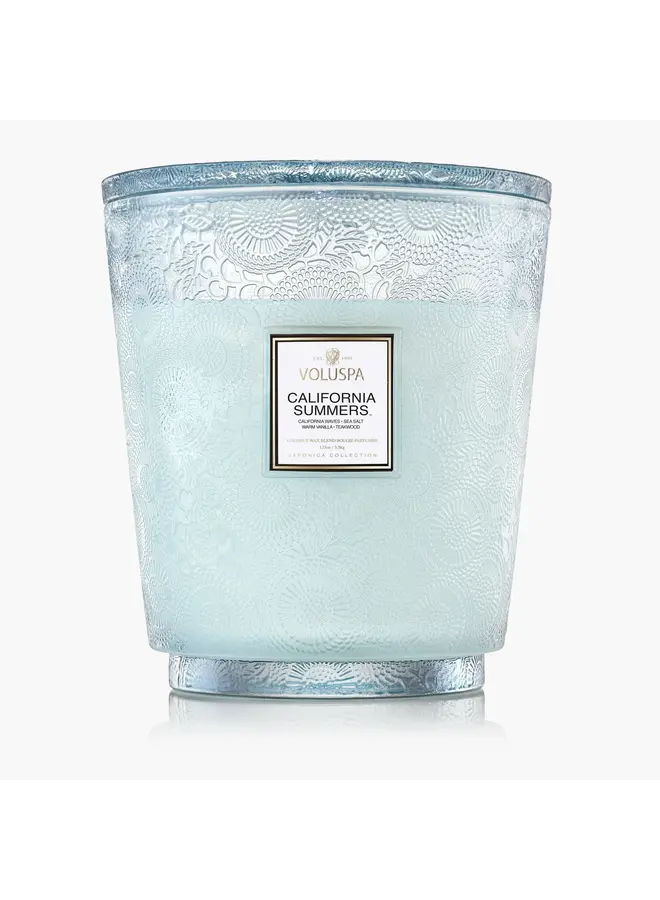 5 Wick Hearth Candle - California Summers