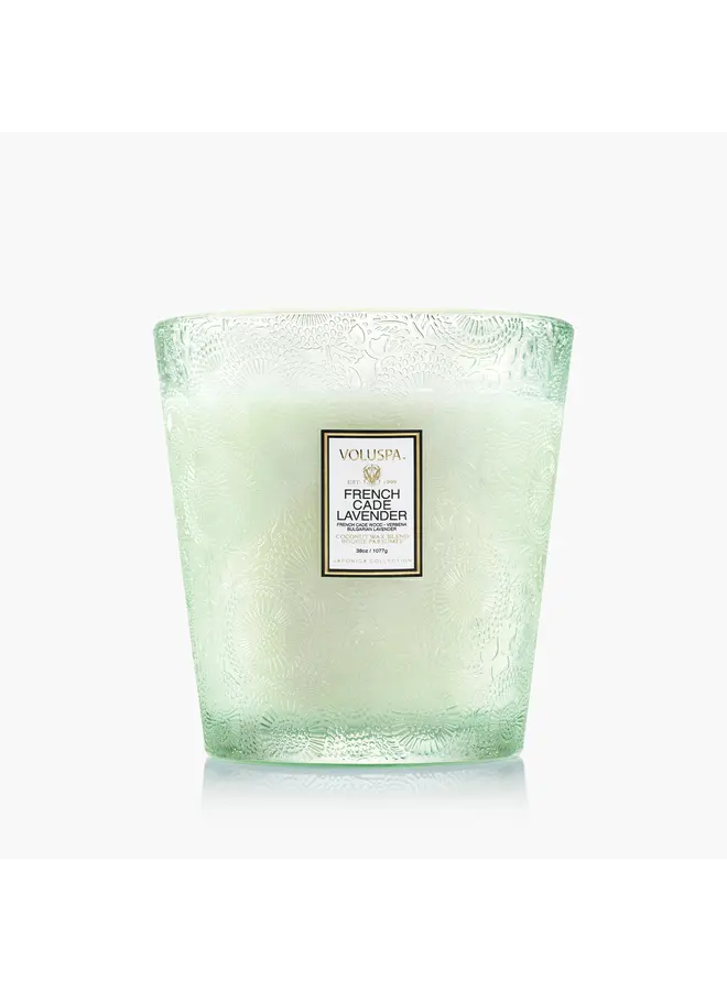 French Cade Lavender 3 Wick Hearth Candle