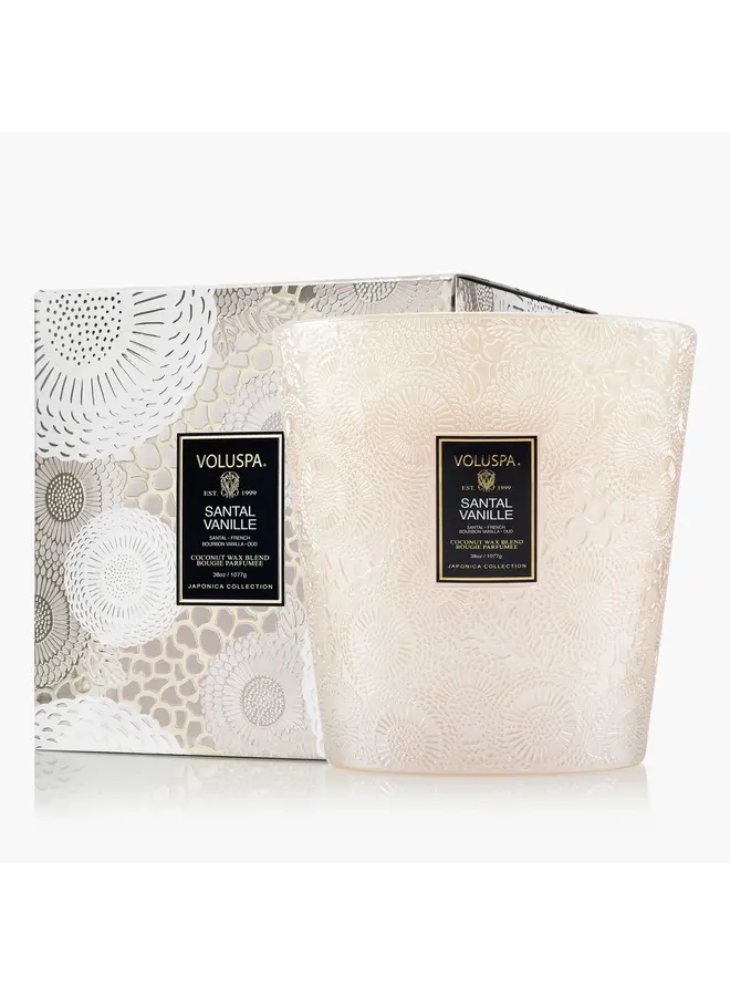 Santal Vanille 3 Wick Hearth Candle