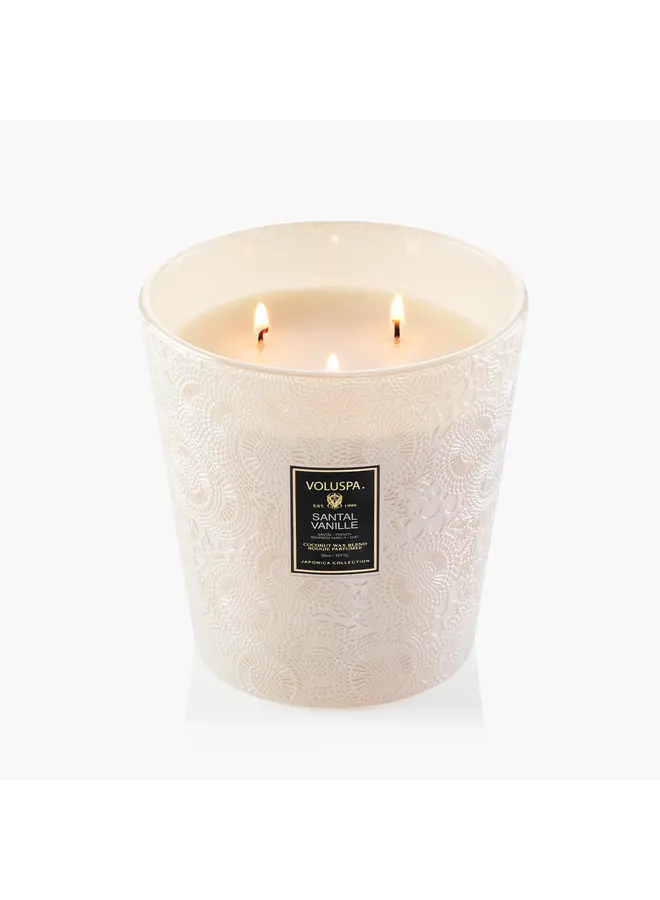 Santal Vanille 3 Wick Hearth Candle