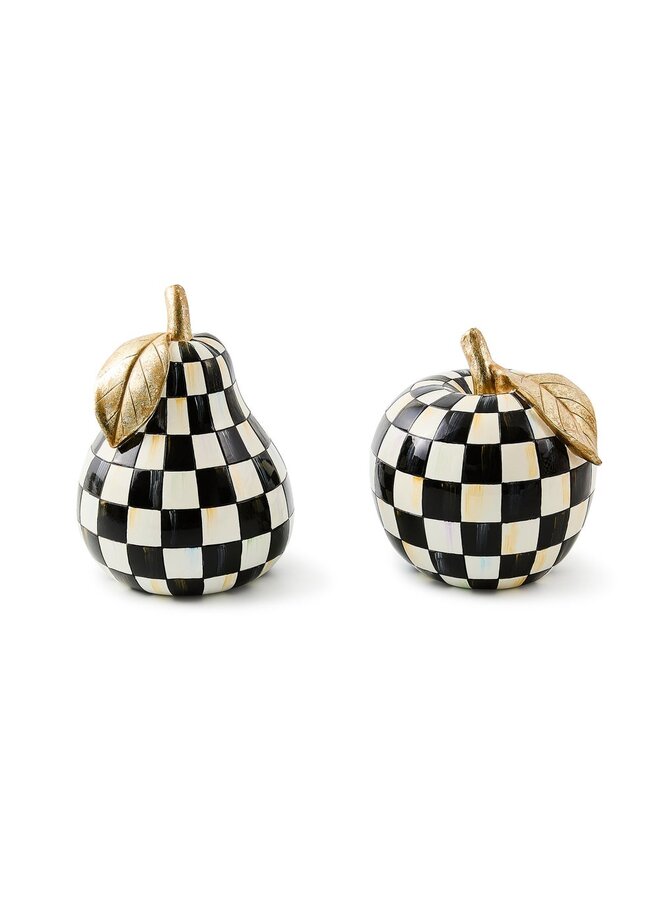 Courtly Check Apple Decor