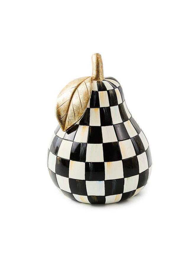 Courtly Check Pear Decor