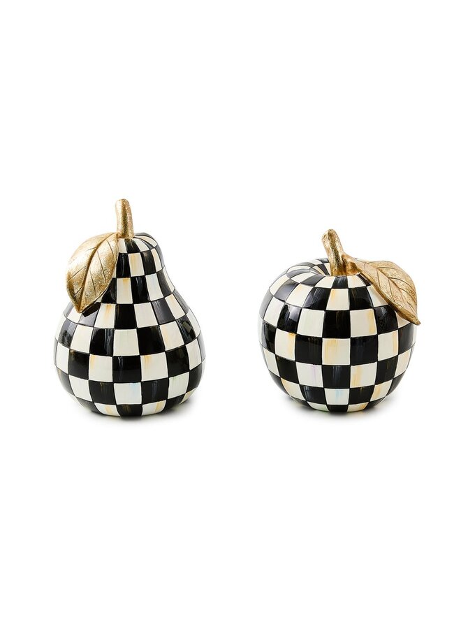 Courtly Check Pear Decor