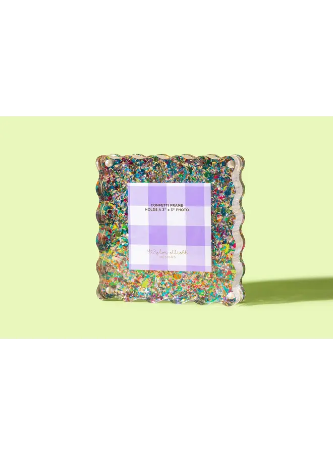 Acrylic Picture Frame - Small - Colorful Confetti