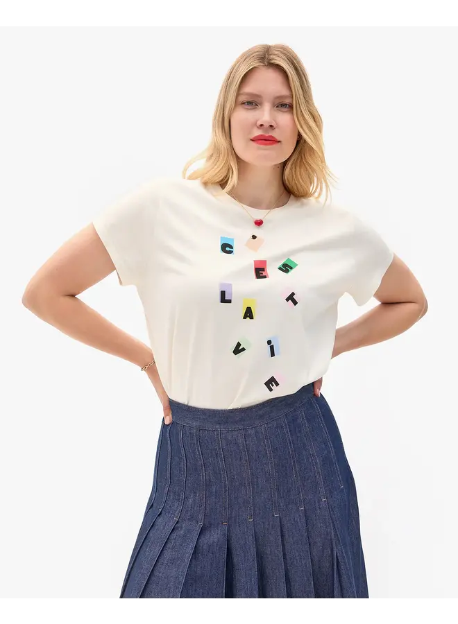 C'est La Vie Classic Tee - Cream -