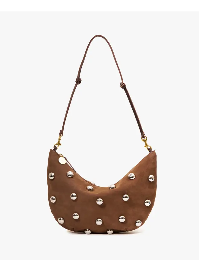Lune - Smooth Nubuck with Studs - Choco Bar
