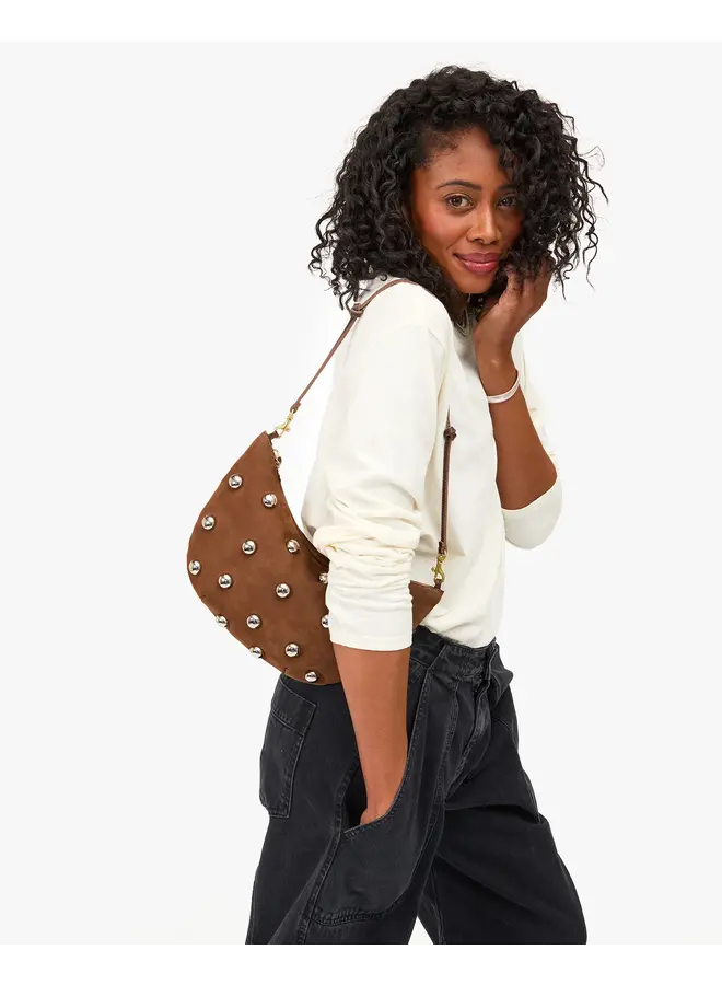 Lune - Smooth Nubuck with Studs - Choco Bar