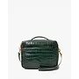 Mirabel Handbag- Congo Croco - Deep Pine