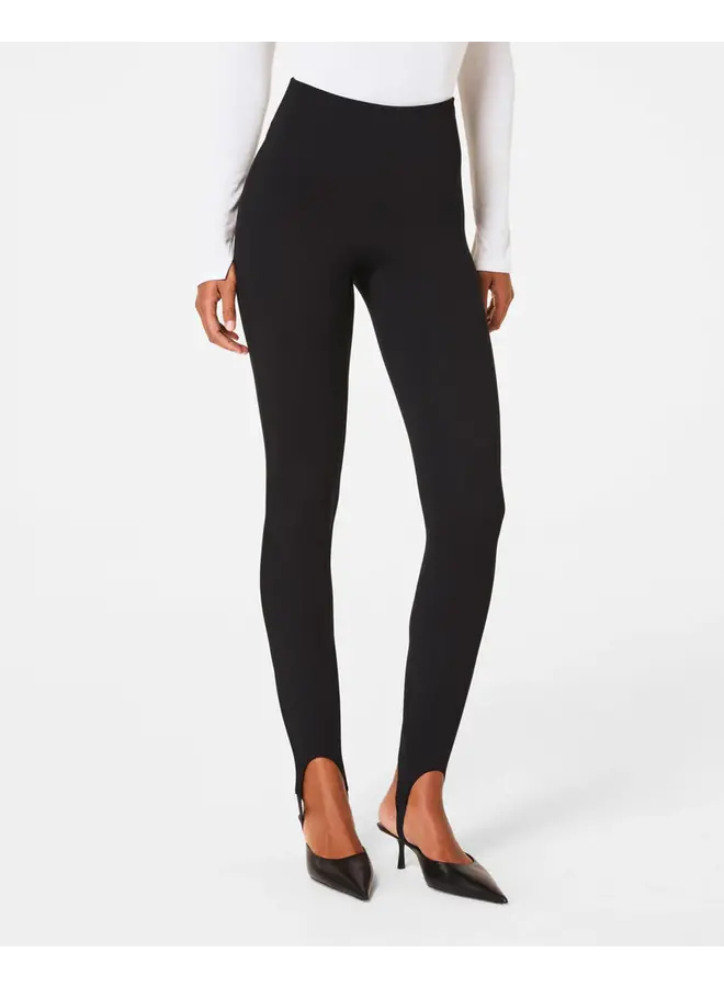 SPANX Ponte Stirrup Legging - Black -
