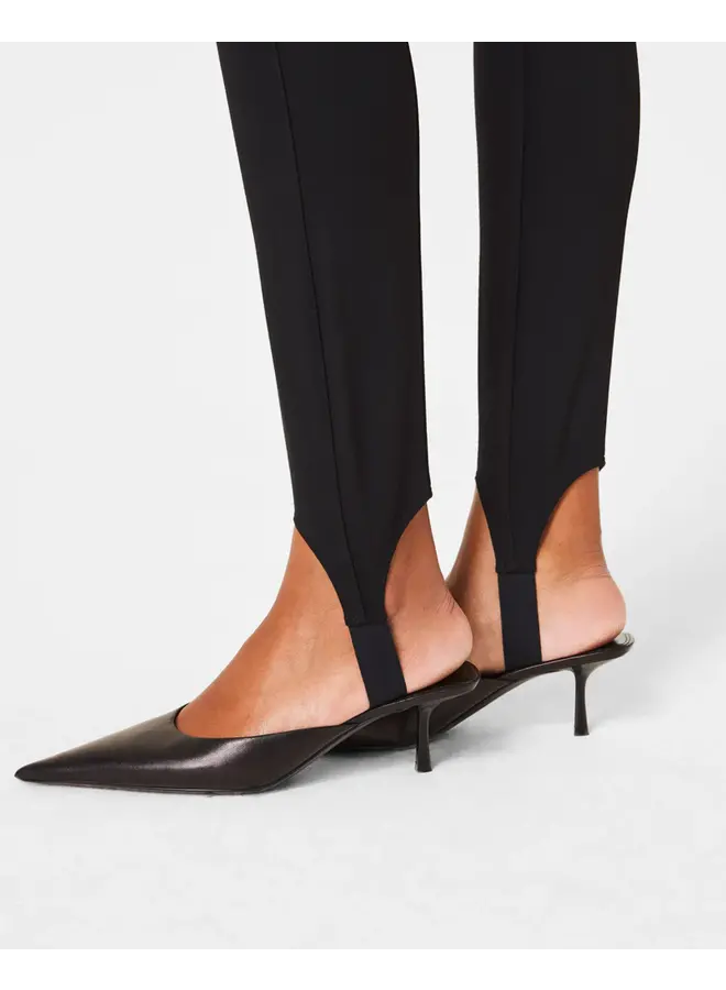 SPANX Ponte Stirrup Legging - Black -