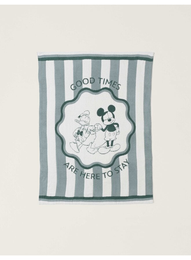 CozyChic® Disney Mickey and Donald Stripe Blanket