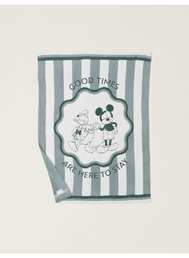 CozyChic® Disney Mickey and Donald Stripe Blanket