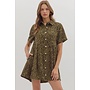 Leopard Babydoll Dress -