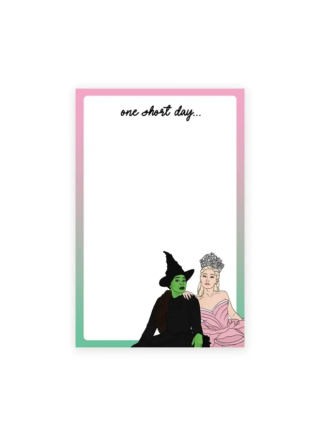 One Short Day Notepad