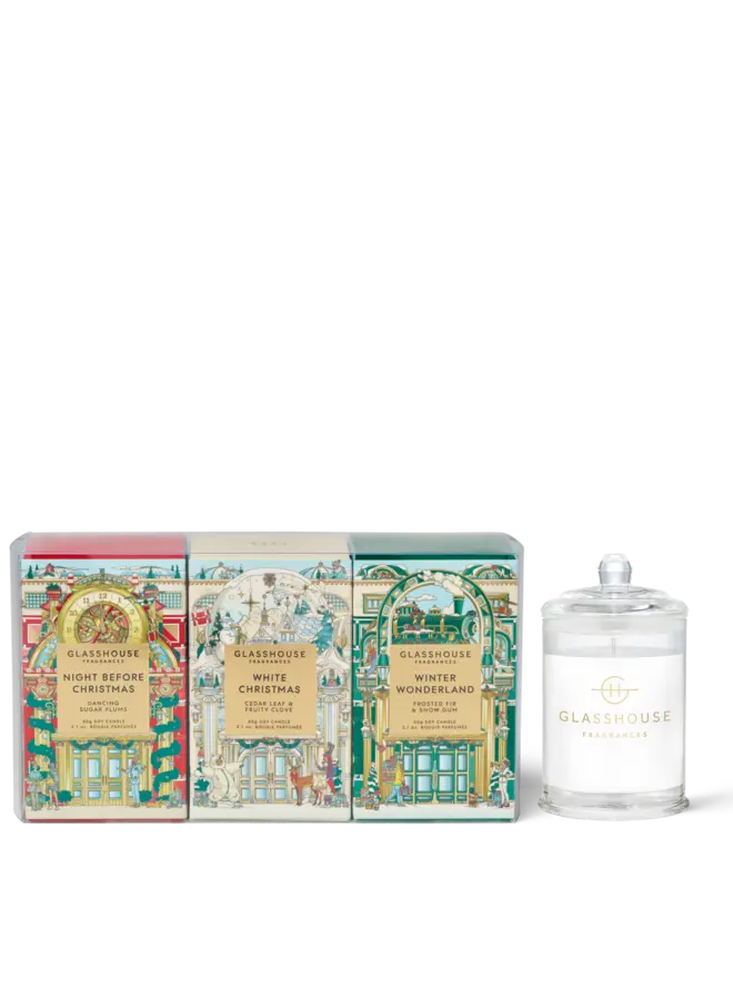 2.11 oz Christmas Candle Trio