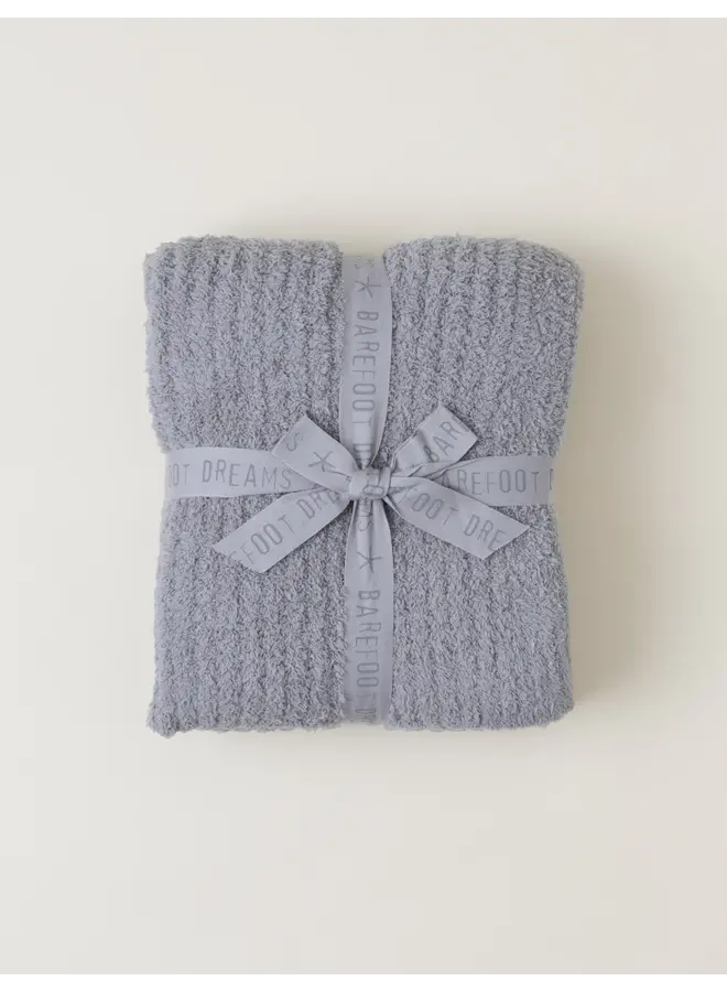 Cozychic Ribbed Throw - Dove Grey