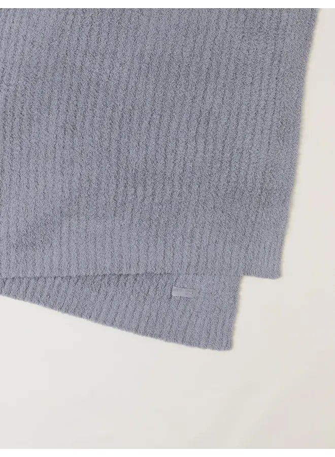 Cozychic Ribbed Throw - Dove Grey