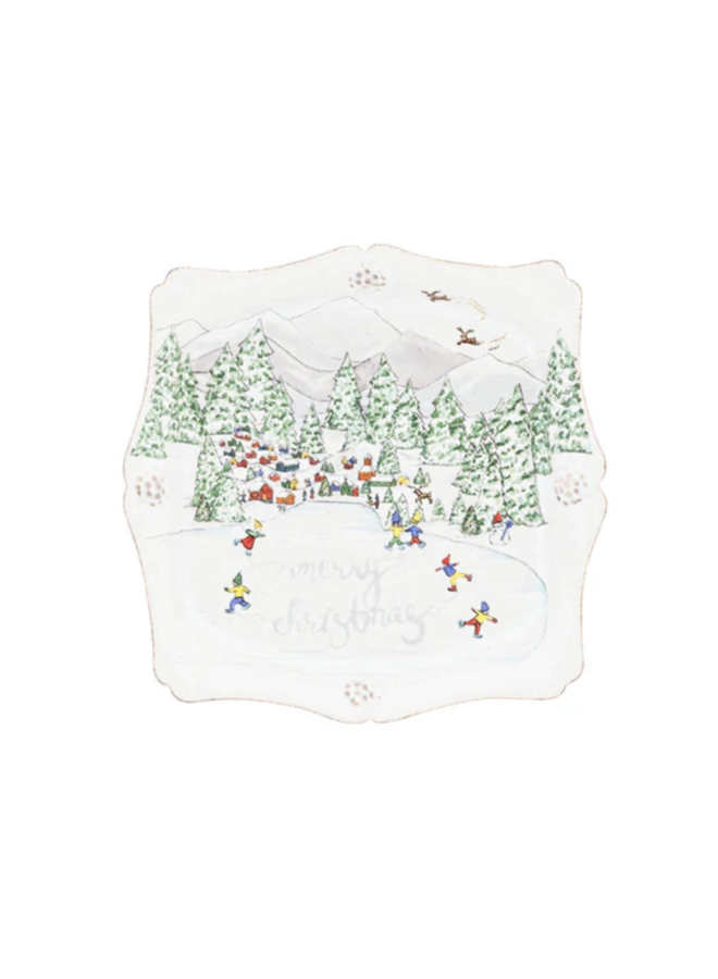 Berry & Thread North Pole Merry Christmas Trinket Tray