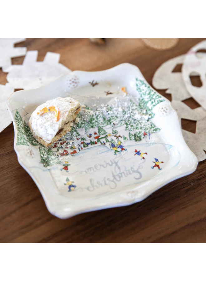 Berry & Thread North Pole Merry Christmas Trinket Tray