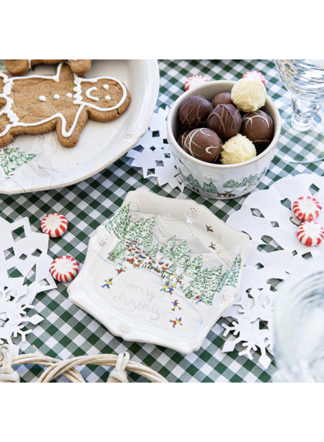 Berry & Thread North Pole Merry Christmas Trinket Tray