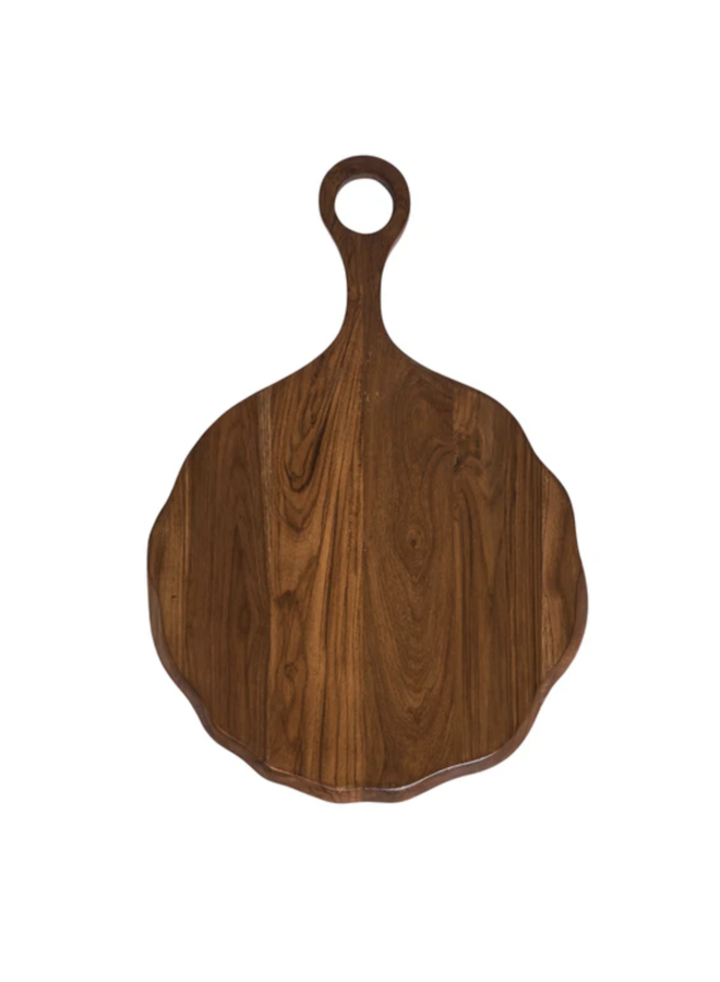 Puro Round Serving Board - Teak