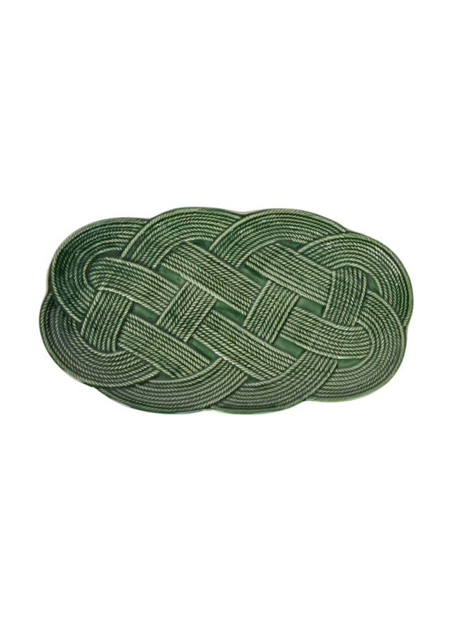 Le Panier Mystic Knot 15" Hostess Tray - Basil