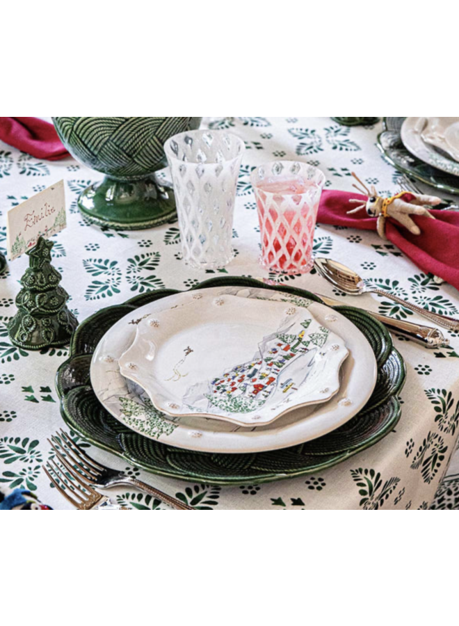 Le Panier Mystic Knot Charger/Platter - Basil