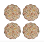 Willa Cocktail Plate Set of 4 - Amber