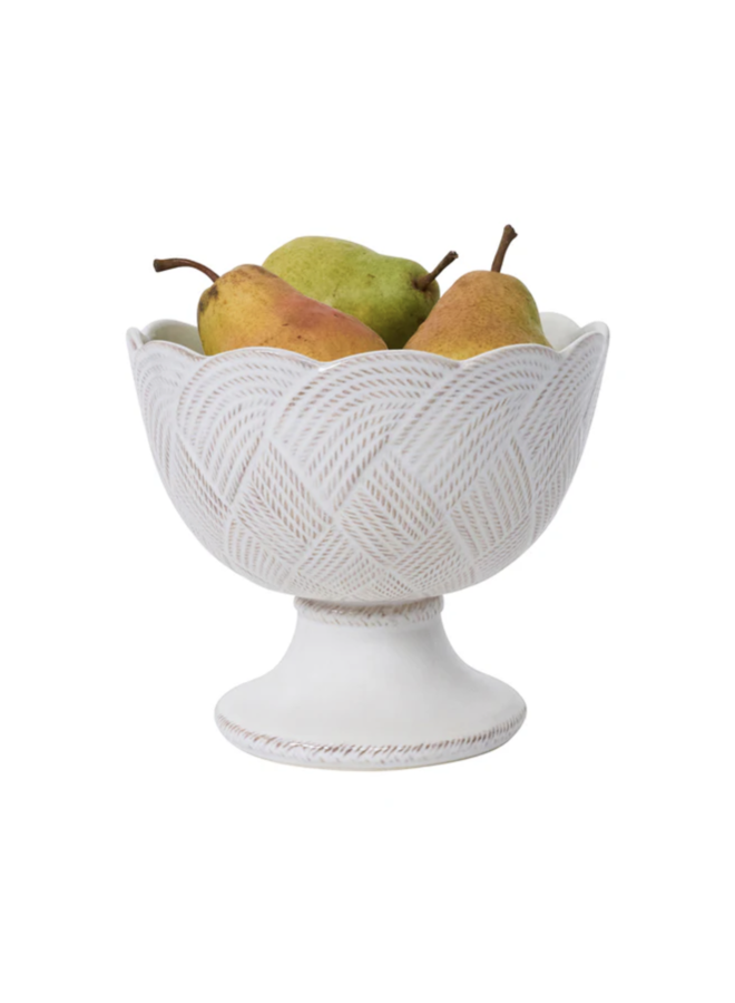Le Panier Mystic Knot Footed Bowl - Whitewash