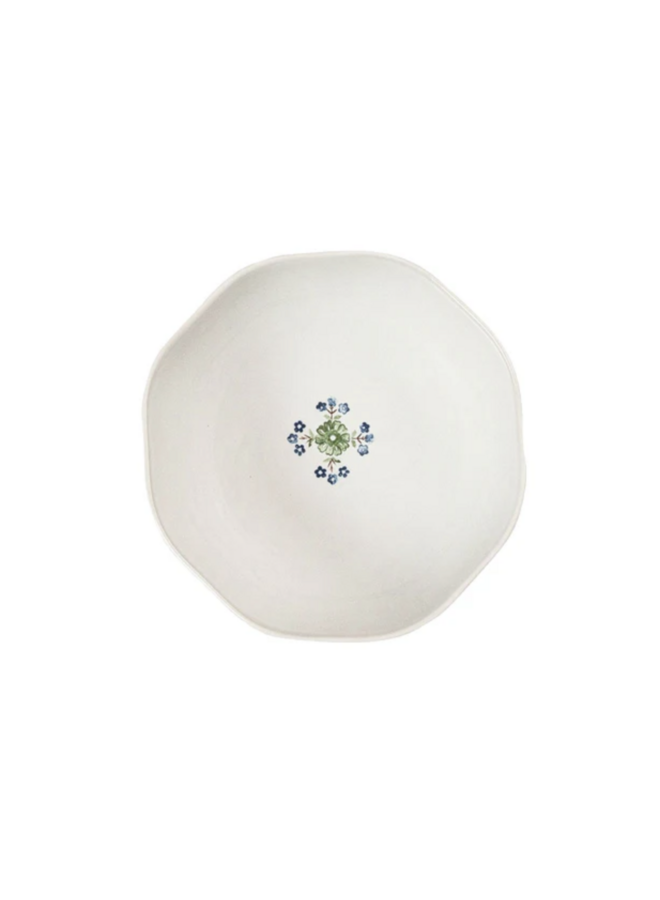 Villa Seville Scalloped Cereal/Ice Cream Bowl - Chambray