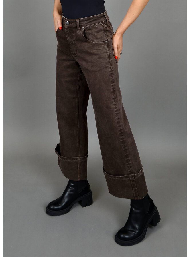 Carla Stretch Twill Cuff Pant -