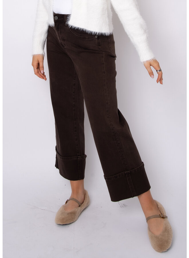 Carla Stretch Twill Cuff Pant -