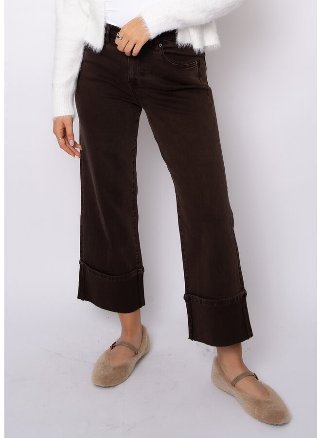 Carla Stretch Twill Cuff Pant -