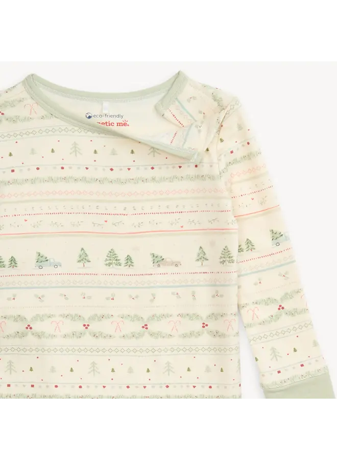 Right Fit Long Sleeve Pajamas -