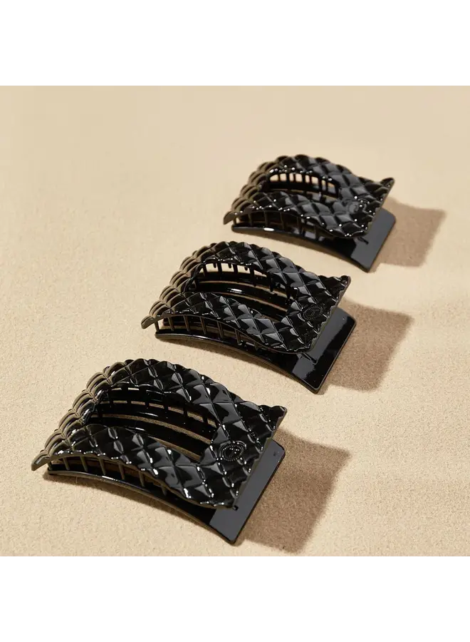 Flat Rectangle Hair Clip - Small -