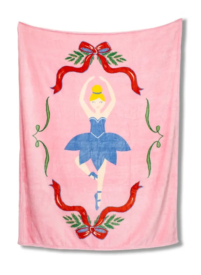 Festive Fleece Throw -