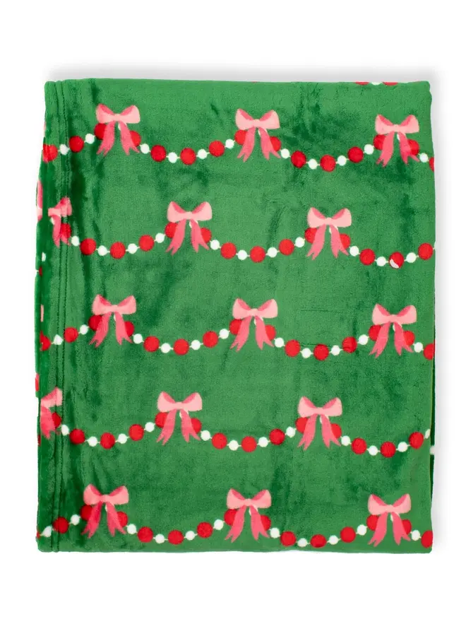 Festive Fleece Throw -