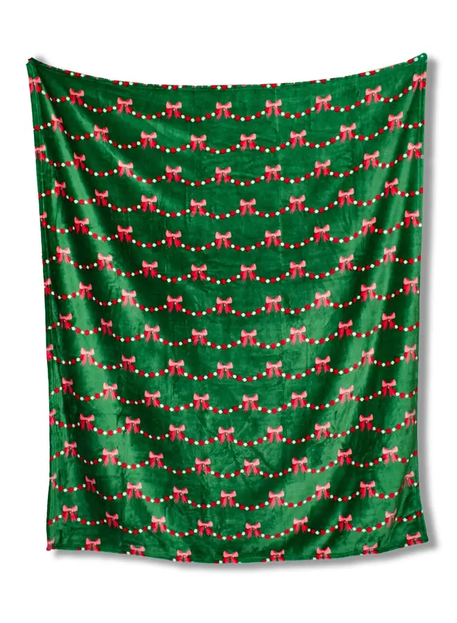 Festive Fleece Throw -